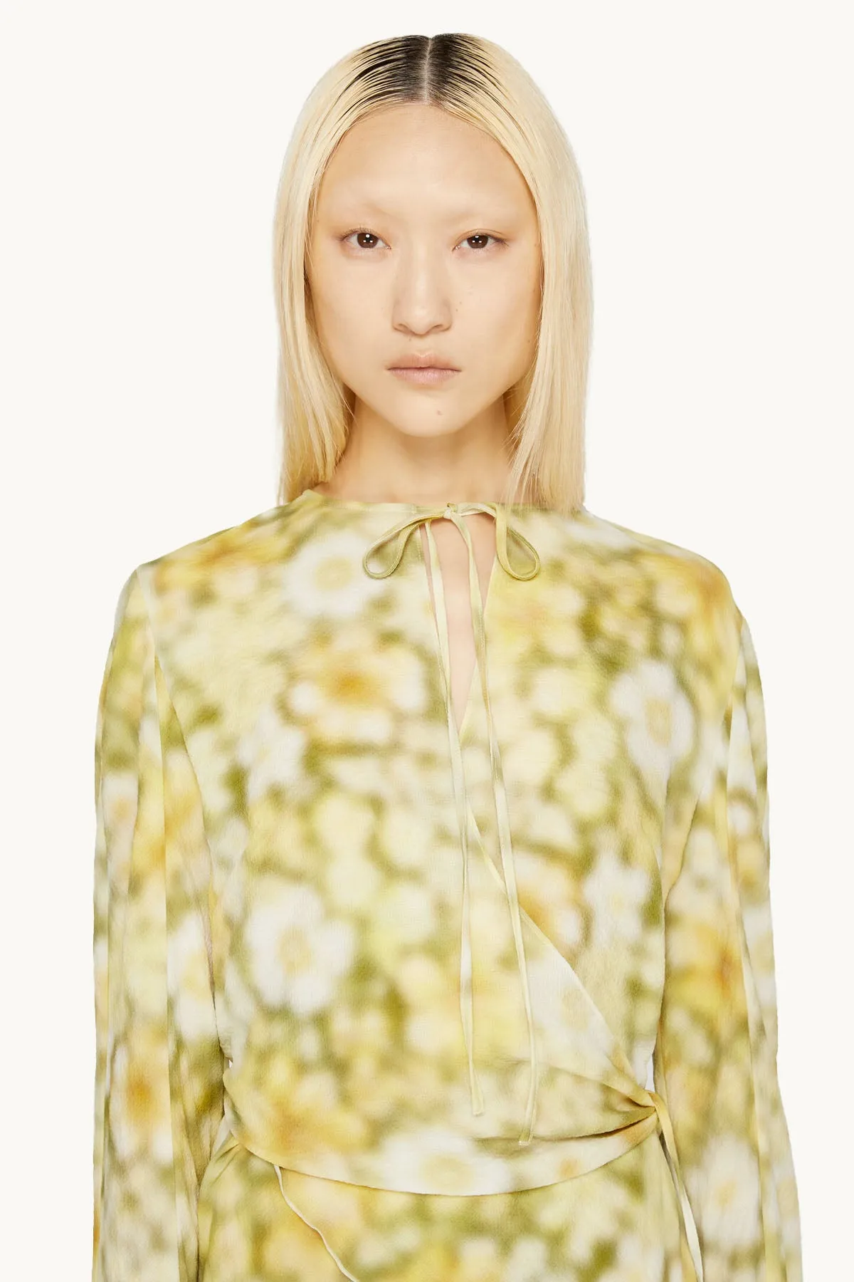 Wrap Printed Dress