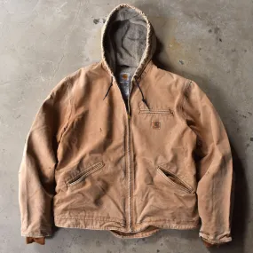 Y2K Carhartt ボアライナー フード付き デトロイトジャケット 240113