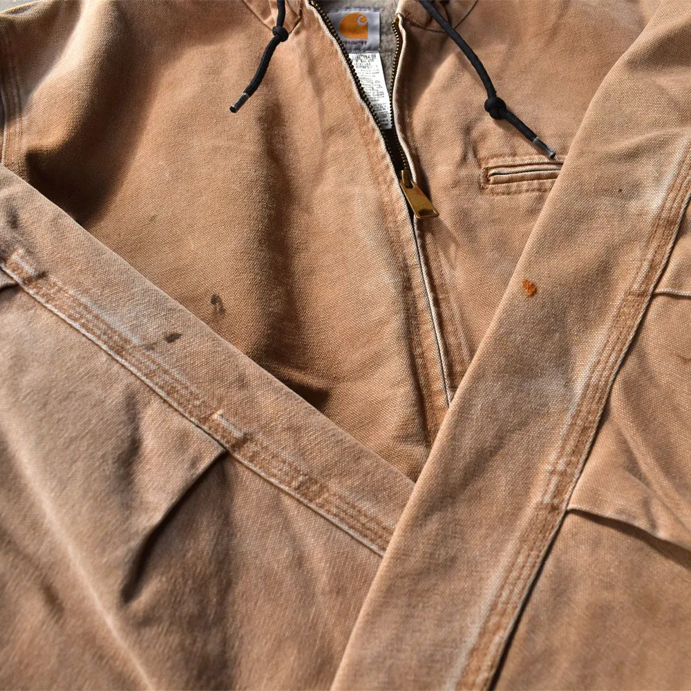 Y2K Carhartt ボアライナー フード付き デトロイトジャケット 240113