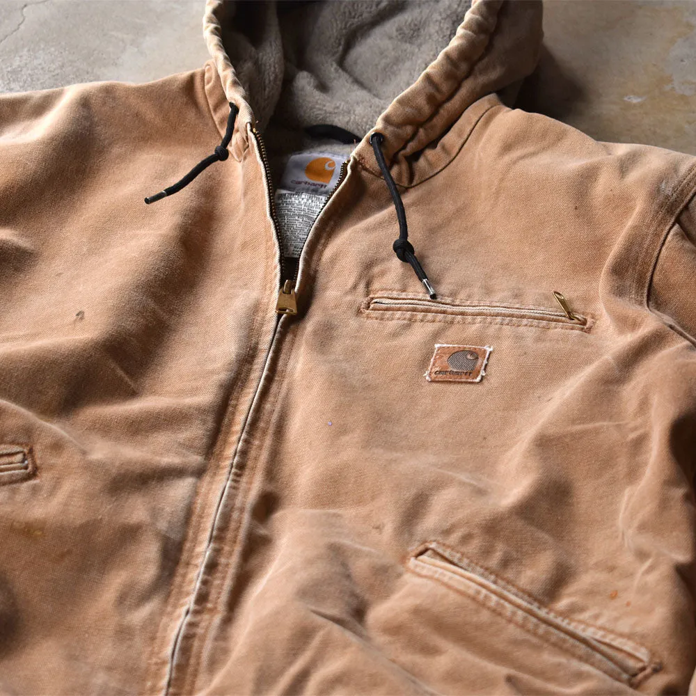 Y2K Carhartt ボアライナー フード付き デトロイトジャケット 240113