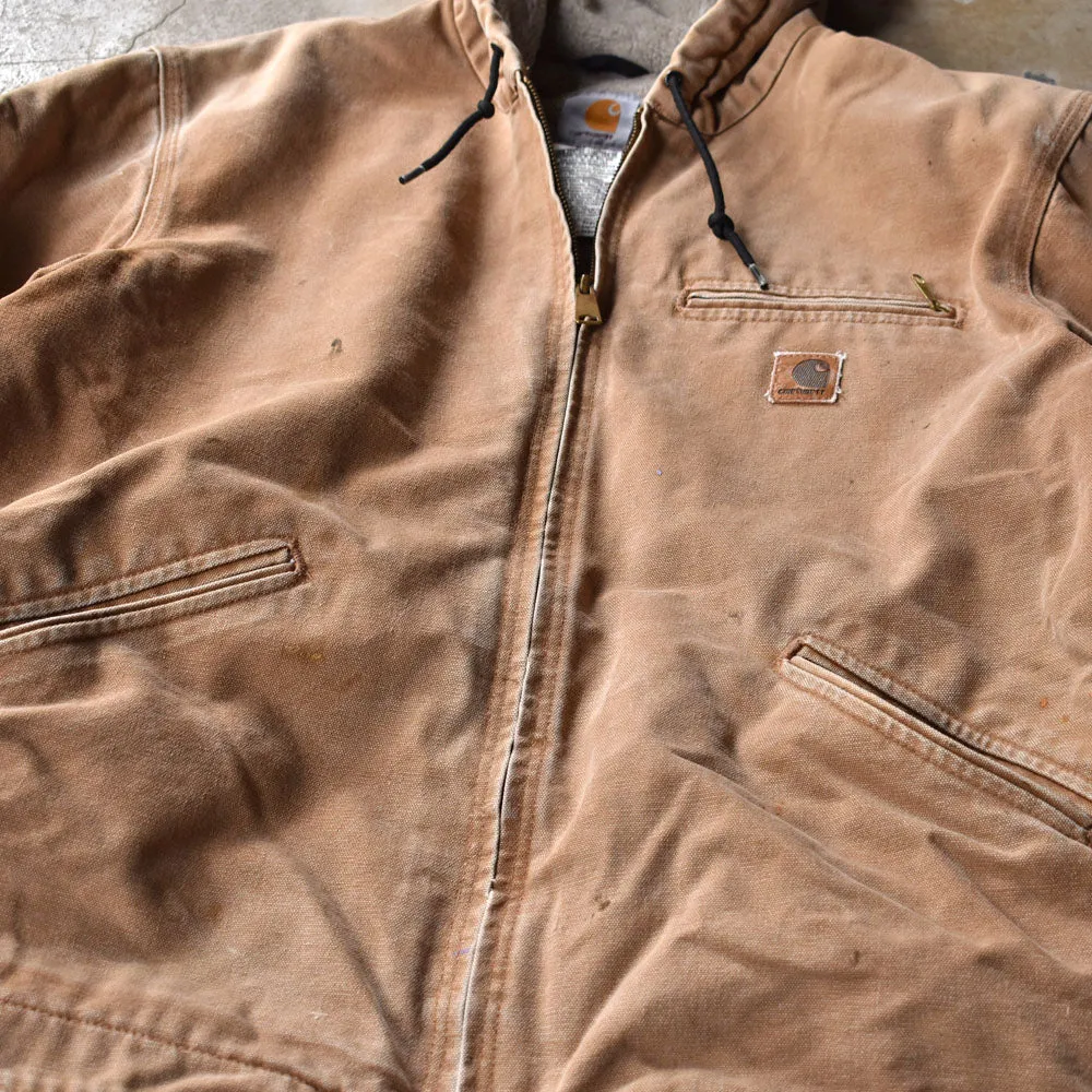 Y2K Carhartt ボアライナー フード付き デトロイトジャケット 240113