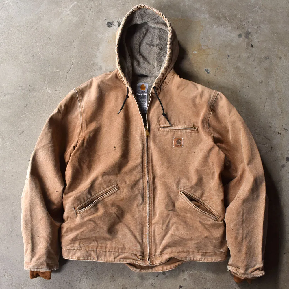 Y2K Carhartt ボアライナー フード付き デトロイトジャケット 240113