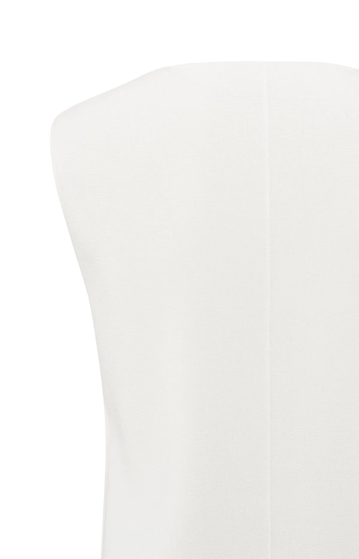 Yaya 01-010103-504 Fine knitted gilet v neck white  Sma